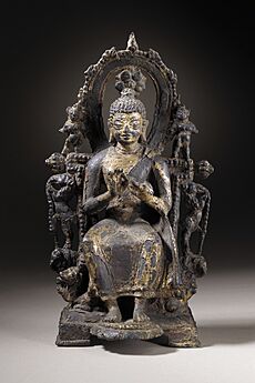 Buddha Shakyamuni or the Bodhisattva Maitreya LACMA M.75.4.3 (1 of 2)
