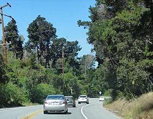 CA 68 approaching Monterey