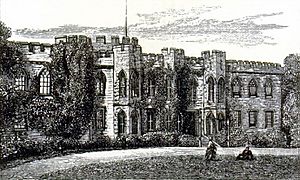 Cardiff Castle main range, mid-19th century