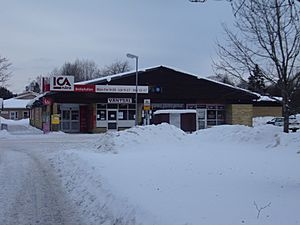 Central Landsbro in mid-February 2010