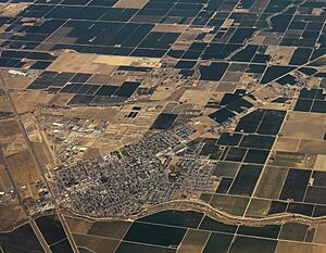 Aerial view of Chowchilla