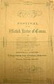 Comus Tableau Ball Program New Orleans 1857