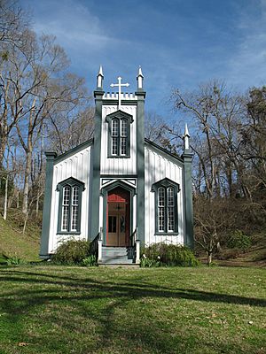Confederate Memorial Chapel at Grand Gulf Military State Park