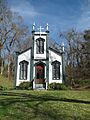 Confederate Memorial Chapel at Grand Gulf Military State Park