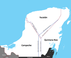 Conflicto Limitrofe Yucatan Campeche Quintana Roo