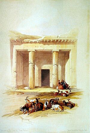 David Roberts tomb beni hassan