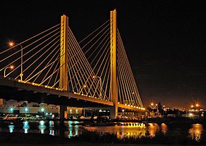 East 21st Street Bridge, Tacoma at night