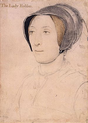 Elizabeth, Lady Hoby by Hans Holbein the Younger