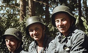 Estonian volunteers in finland in the continuation war