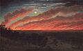 Eugene von Guerard - Bush fire between Mount Elephant and Timboon, 1857