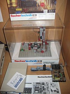 Fischertechnik Roboter mit C64 Interface