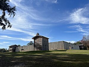 Fort King fortress reconstructed