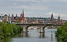 Friedensbrücke, Würzburg as seen from Brücke der Deutschen Einheit 20130514 1.jpg