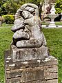 Fulham, Bishop's Park, Pryor's Bank lawn, Leda statue (cropped)