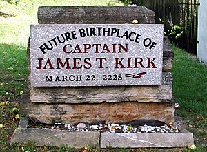 Future Birthplace of Captain James T Kirk