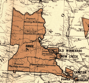 Great Sioux reservation in 1888
