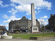 Harrogate - Town Centre and War Memorial - geograph.org.uk - 3519903