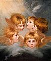 Heads of Angels - Miss Frances (Gordon) by Sir Joshua Reynolds, PRA