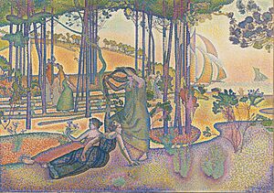 Henri-Edmond Cross - The Evening Air - Google Art Project