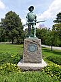 Hiker at Gale Park in Haverhill MA