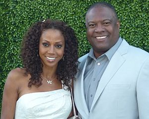 Holly Robinson Peete and Rodney Peete in July 2010