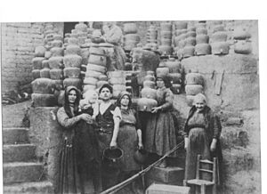 Immagine storica di Pabillonis - Produzione pentole