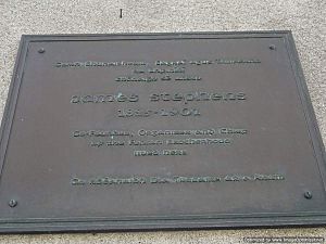 James Stephens plaque