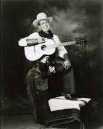 Jimmie Rodgers in cowboy attire