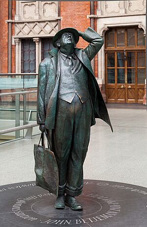 John Betjeman, London, England, GB, IMG 4991 edit