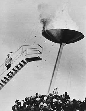 Josl Rieder 1964 Olympic cauldron.jpg