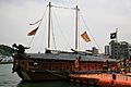 Korea-Tongyeong Port-Turtle ship replica-02