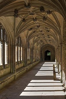 Lacock Abbey Cloisters, Wiltshire, UK - Diliff