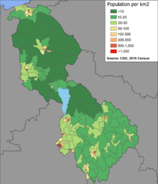 Leitrim Density Map 2016