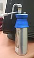 Liquid nitrogen spray tank