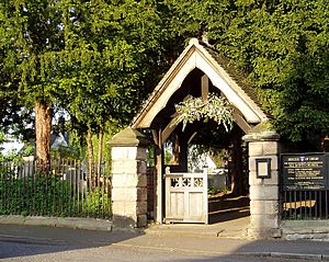 Lych Gate of All Saints Parish Church Ockbrook.jpg