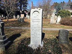 Lysander Spooner Grave