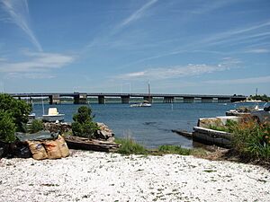 MA Route 88 bridge over the Westport River, Westport Point MA