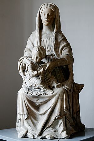 Madonna enthroned and Child Laurana Castel Nuovo Napoli n01