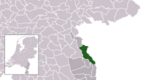 Location of Bergen, Limburg