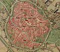 Mechelen, Belgium ; Ferraris Map