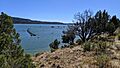 Navajo Lake Piedra arm from Navajo State Park Colorado