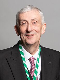 Official portrait of Rt Hon Sir Lindsay Hoyle MP crop 2