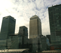 One Canada Square from the DLR