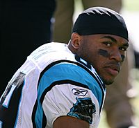 Panthers WR Steve Smith sits