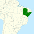 Picumnus pygmaeus map