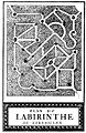 Plan du Labyrinthe de Versailles