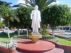 Plaza Juárez en Actopan, Hidalgo, México. 032