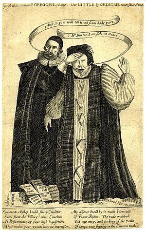 Portrait of Archbishop Laud and Mr. Henry Burton