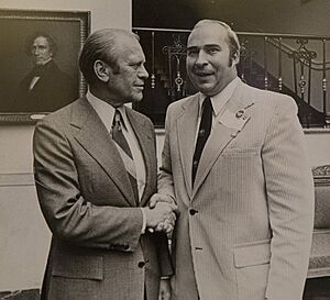 R. Budd Dwyer with Gerald Ford