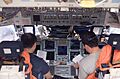 STS-116 flight deck